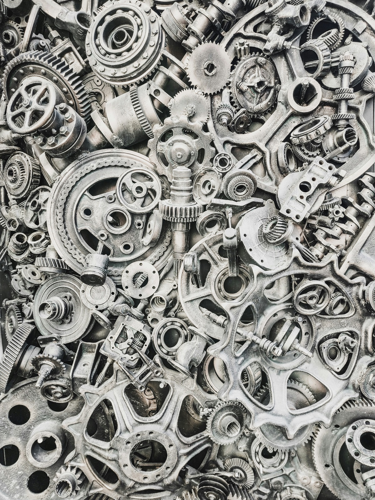 Silver and gold precision machined round metal accessory for Epo-Weld™ HSS high strength structural epoxy aluminum