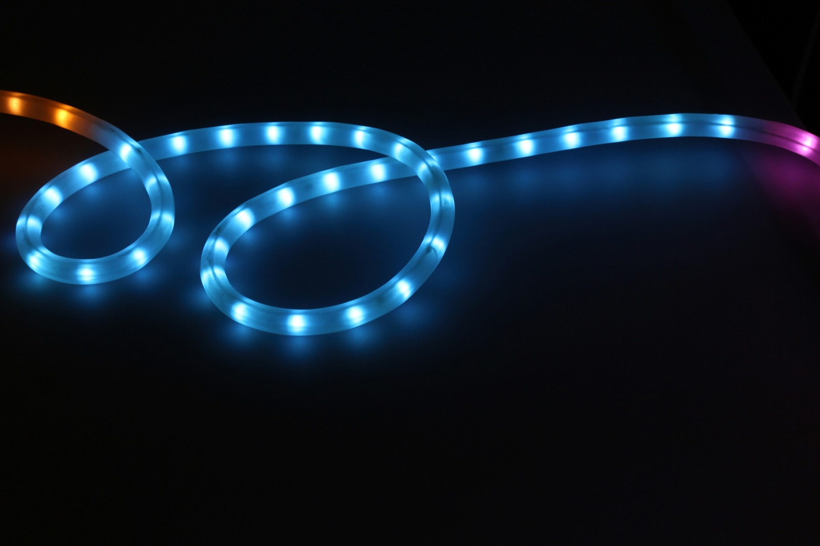 Close-up of LED light emitting diode fixture for Epo-Weld™ TEC conductive epoxy LED and electronic component bonding